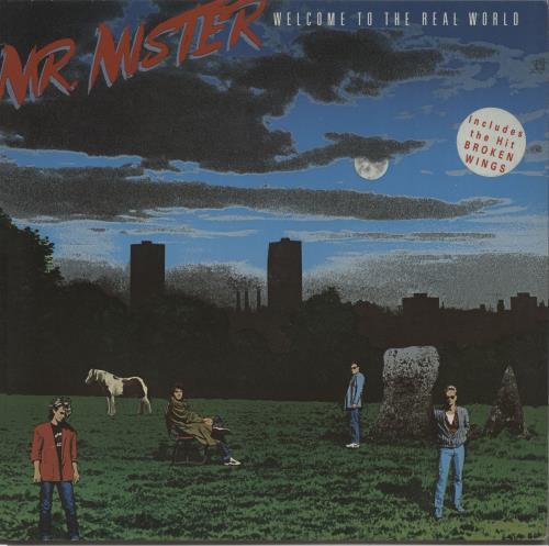 Mr Mister Welcome To The Real World - Hype Sticker vinyl LP album (LP record) German MRMLPWE673517