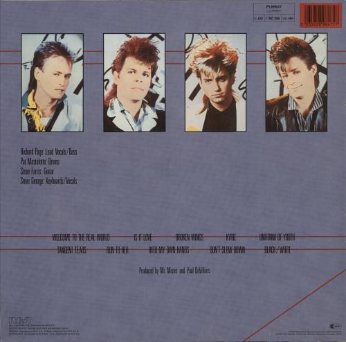 Mr Mister Welcome To The Real World - Hype Sticker vinyl LP album (LP record) German MRMLPWE673517