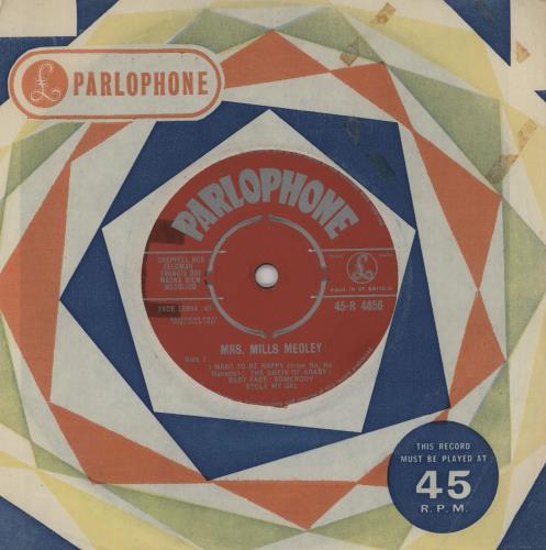 Mrs. Mills Mrs. Mills Medley 7" vinyl single (7 inch record / 45) UK MMQ07MR754836
