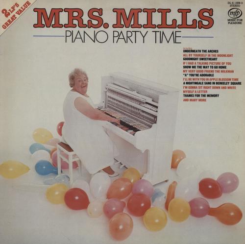 Mrs. Mills Piano Party Time 2-LP vinyl record set (Double LP Album) UK MMQ2LPI753972