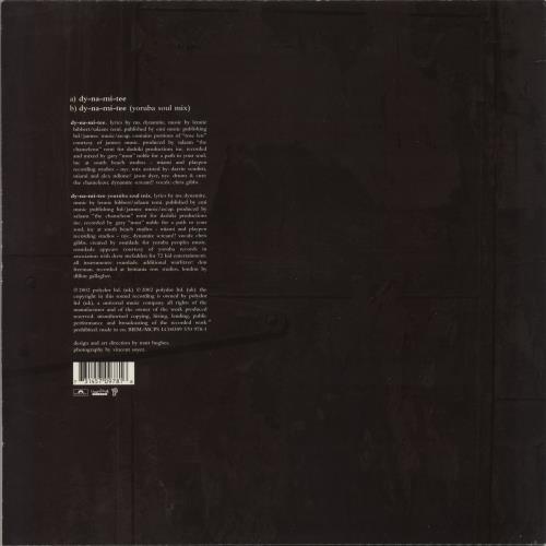 Ms. Dynamite Dy-Na-Mi-Tee 12" vinyl single (12 inch record / Maxi-single) UK MS.12DY554981