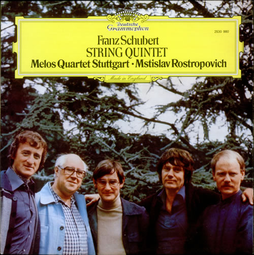 Mstislav Rostropovich String Quintet vinyl LP album (LP record) UK N64LPST525729
