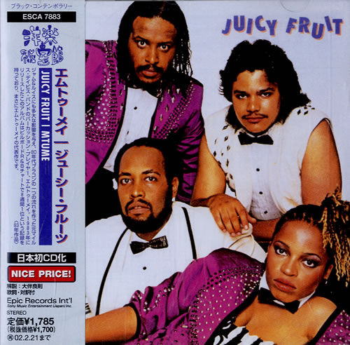 Mtume Juicy Fruit CD album (CDLP) Japanese M4ZCDJU544839