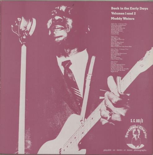Muddy Waters Back In The Early Days 1 & 2 - single pocket p/s 2-LP vinyl record set (Double LP Album) UK MDW2LBA685292