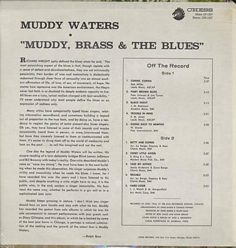 Muddy Waters Brass And The Blues - Sealed vinyl LP album (LP record) US MDWLPBR370177