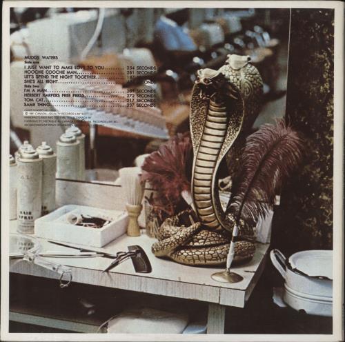 Muddy Waters Electric Mud vinyl LP album (LP record) Canadian MDWLPEL810275