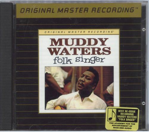 Muddy Waters Folk Singer CD album (CDLP) US MDWCDFO29031