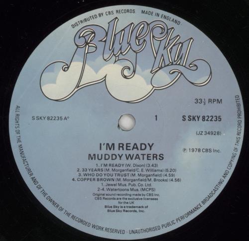 Muddy Waters I'm Ready vinyl LP album (LP record) UK MDWLPIM534444