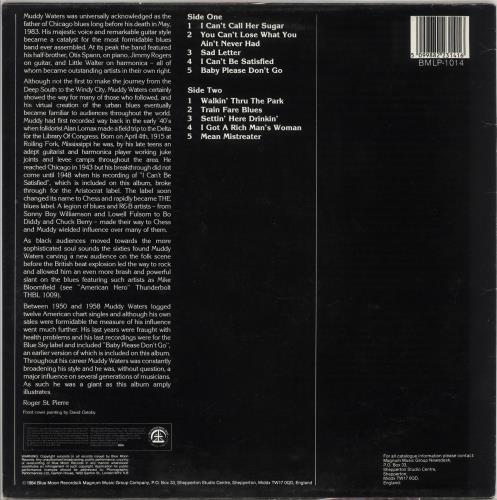 Muddy Waters Mississippi Rollin' Stone vinyl LP album (LP record) UK MDWLPMI685295