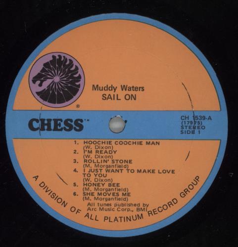Muddy Waters Sail On vinyl LP album (LP record) US MDWLPSA885173