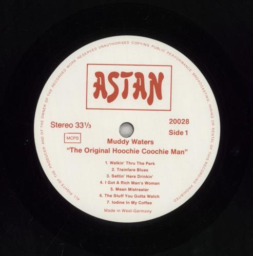 Muddy Waters The Original Hoochie Coochie Man vinyl LP album (LP record) German MDWLPTH375511