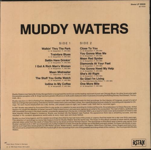 Muddy Waters The Original Hoochie Coochie Man vinyl LP album (LP record) German MDWLPTH375511