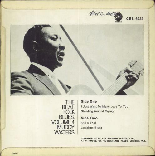 Muddy Waters The Real Folk Blues Volume 4 - VG 7" vinyl single (7 inch record / 45) UK MDW07TH830789