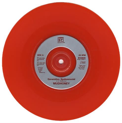Mudhoney Generation Spokesmodel - Red Vinyl 7" vinyl single (7 inch record / 45) UK MUD07GE183287