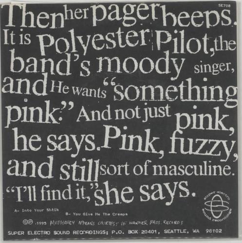 Mudhoney Into Your Shtik 7" vinyl single (7 inch record / 45) US MUD07IN659252