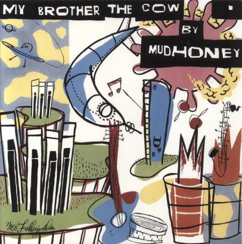 Mudhoney My Brother The Cow + 7" - 180g Turquoise Vinyl vinyl LP album (LP record) UK MUDLPMY858801