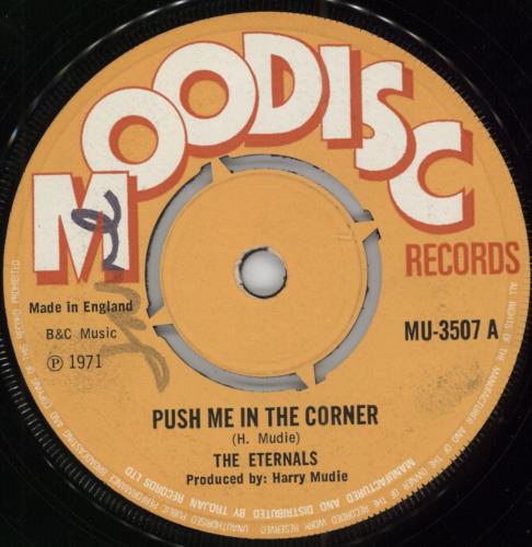 Mudies All Stars Push Me In The Corner / Mudies Madness 7" vinyl single (7 inch record / 45) UK 4ZE07PU790882