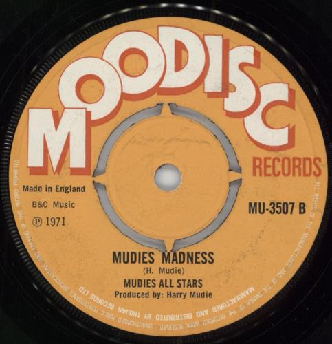 Mudies All Stars Push Me In The Corner / Mudies Madness 7" vinyl single (7 inch record / 45) UK 4ZE07PU790882