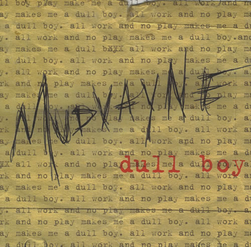 Mudvayne Dull Boy CD-R acetate US MVYCRDU470091