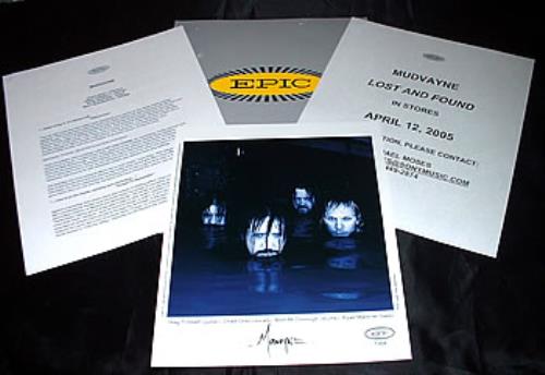 Mudvayne Lost And Found media press pack US MVYPPLO323426