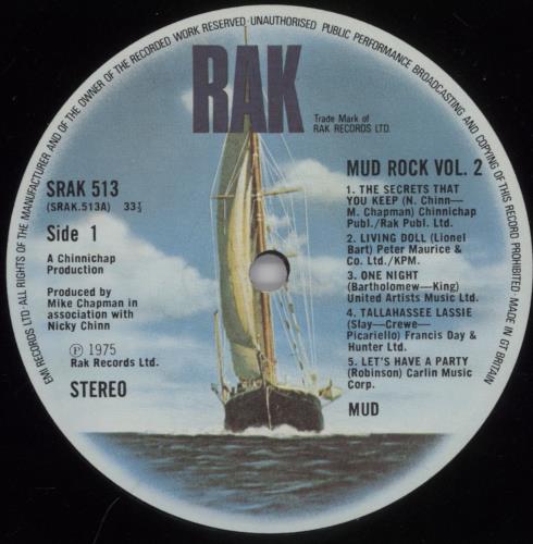 Mud Mud Rock Vol. II vinyl LP album (LP record) UK MD.LPMU622801