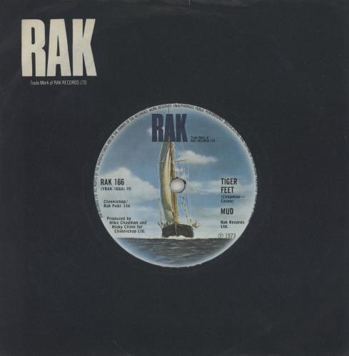 Mud Tiger Feet - solid 7" vinyl single (7 inch record / 45) UK MD.07TI753375