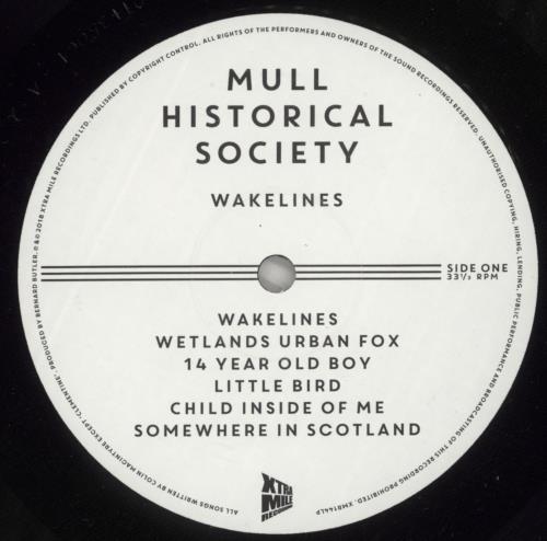 Mull Historical Society Wakelines - Autographed vinyl LP album (LP record) UK MHSLPWA879169