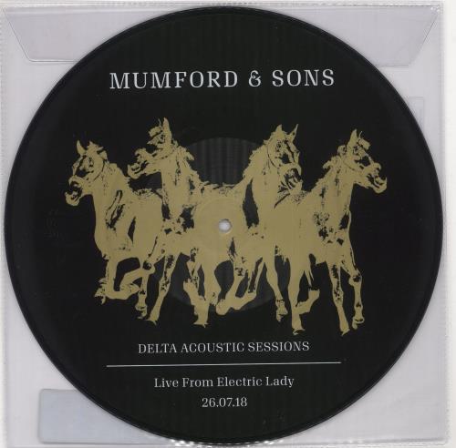 Mumford & Sons Delta Acoustic Session - RSD19 10" Vinyl Picture Disc (10 inch Record Single) UK M3D1PDE726032