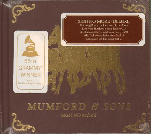Mumford & Sons Sigh No More - Sealed Deluxe Edition 3-disc CD/DVD Set US M3D3DSI653430