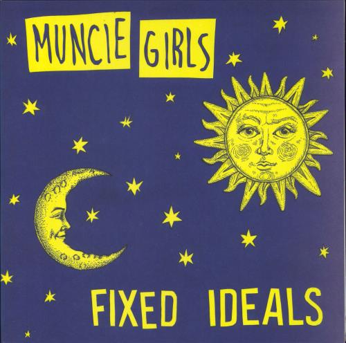 Muncie Girls Fixed Ideals - Yellow Vinyl 7" vinyl single (7 inch record / 45) UK 60607FI828595