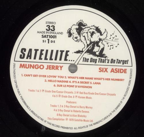 Mungo Jerry Six Aside vinyl LP album (LP record) UK MUNLPSI881813