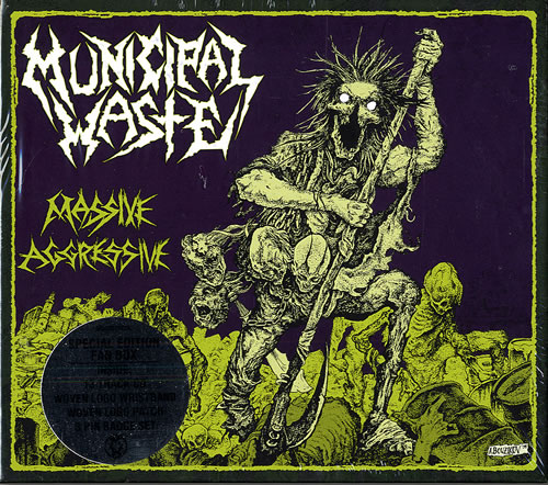 Municipal Waste Massive Aggressive CD album (CDLP) UK MNWCDMA480535