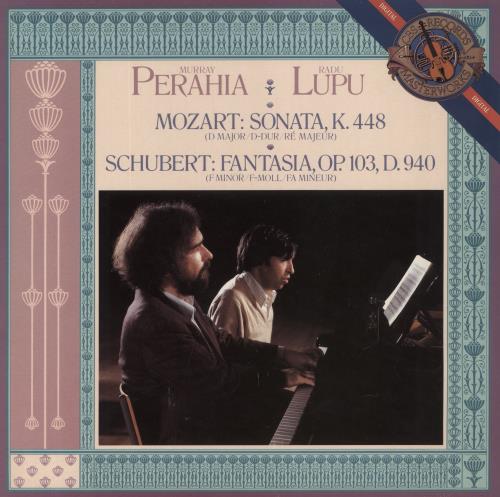 Murray Perahia Mozart: Sonata K. 448 / Schubert: Fantasia Op. 103, D.940 vinyl LP album (LP record) Dutch M-8LPMO648618