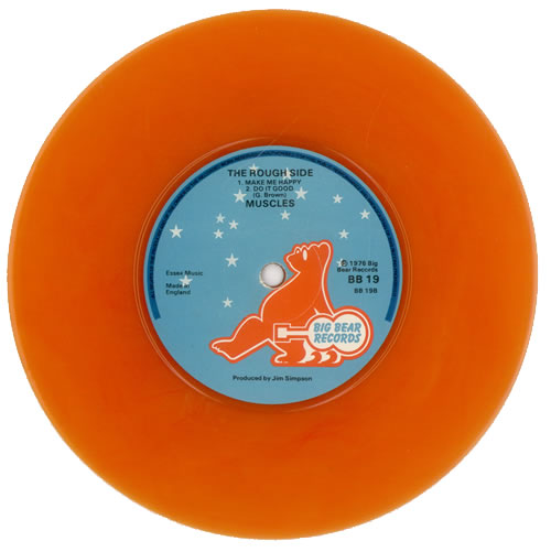 Muscles Love Is All I've Got - Orange Vinyl 7" vinyl single (7 inch record / 45) UK M4107LO503803