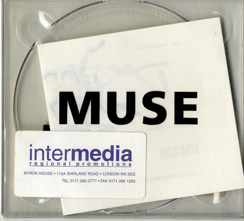 Muse Album Sampler + Signed Compliments Slip CD single (CD5 / 5") UK USEC5AL599130