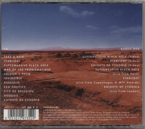 Muse Black Holes And Revelations - Tour Edition 2-disc CD/DVD set UK USE2DBL402633