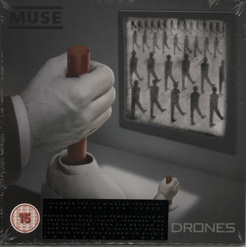 Muse Drones - Sealed Deluxe Edition 2-disc CD/DVD set UK USE2DDR632488