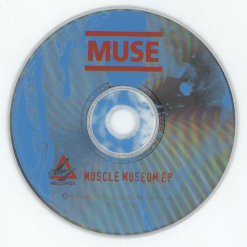 Muse Muscle Museum EP - Numbered sticker CD single (CD5 / 5") UK USEC5MU213871