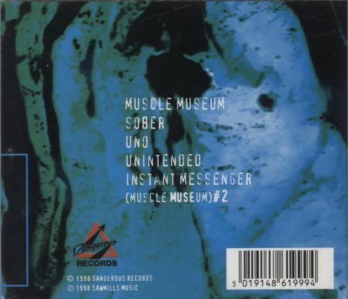 Muse Muscle Museum EP - Numbered sticker CD single (CD5 / 5") UK USEC5MU213871