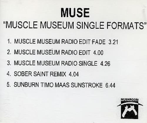 Muse Muscle Museum Single Formats CD-R acetate UK USECRMU345399