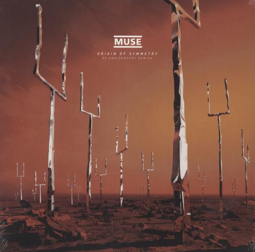 Muse Origin Of Symmetry: XX Anniversary RemiXX - Orange/Yellow Translucent Vinyl - Shrink 2-LP vinyl record set (Double LP Album) German USE2LOR877528