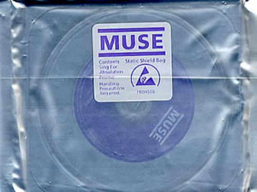 Muse Sing For Absolution - Static Shield Bag CD single (CD5 / 5") UK USEC5SI285504