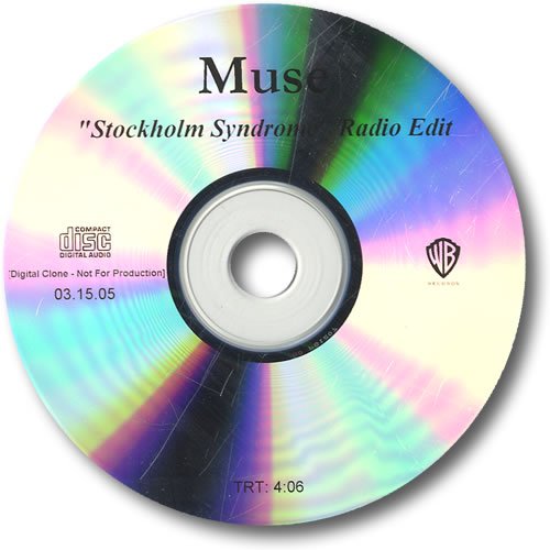 Muse Stockholm Syndrome - Radio Edit CD-R acetate US USECRST476802