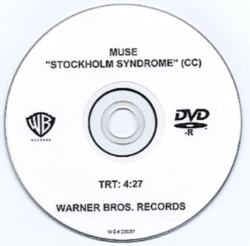 Muse Stockholm Syndrome CD-R acetate US USECRST332797