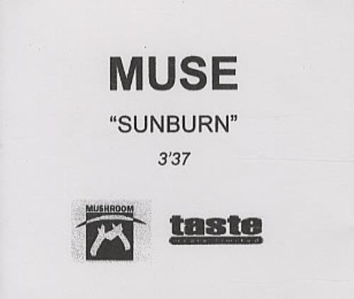 Muse Sunburn CD-R acetate UK USECRSU249856