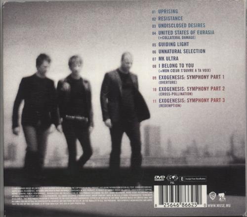Muse The Resistance 2-disc CD/DVD set UK USE2DTH480369