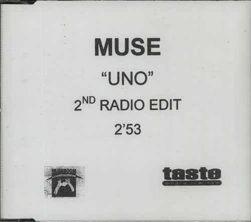 Muse Uno - 2nd Radio Edit CD-R acetate UK USECRUN640580
