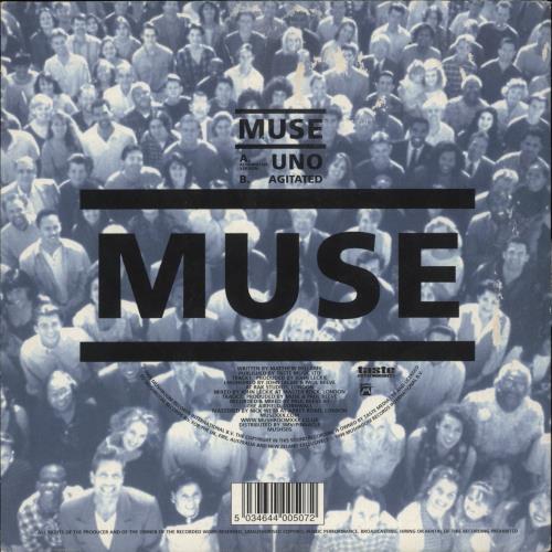 Muse Uno - EX 7" vinyl single (7 inch record / 45) UK USE07UN865459