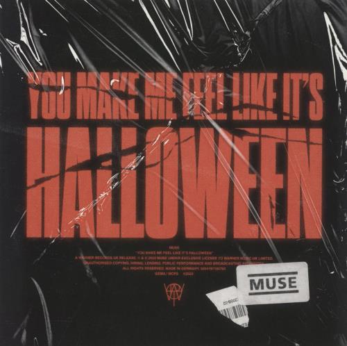 Muse You Make Me Feel Like It's Halloween - Numbered Sleeve 7" vinyl single (7 inch record / 45) UK USE07YO865458