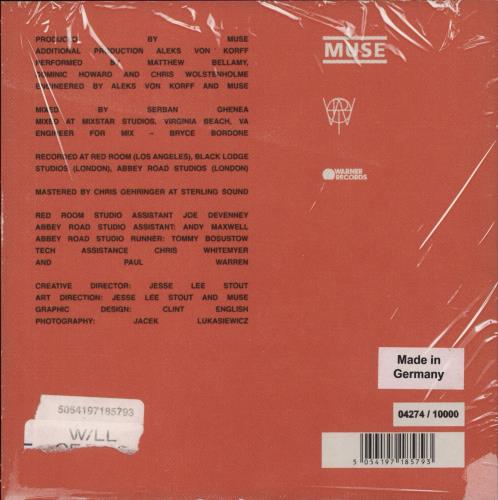 Muse You Make Me Feel Like It's Halloween - Numbered Sleeve 7" vinyl single (7 inch record / 45) UK USE07YO865458
